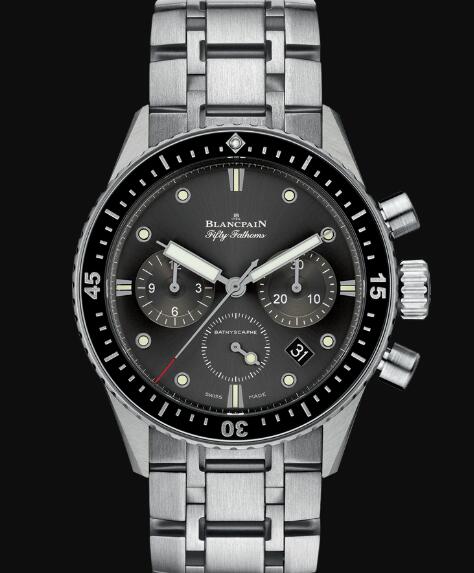 Blancpain Fifty Fathoms Watch Review Bathyscaphe Chronographe Flyback Replica Watch 5200 1110 70B